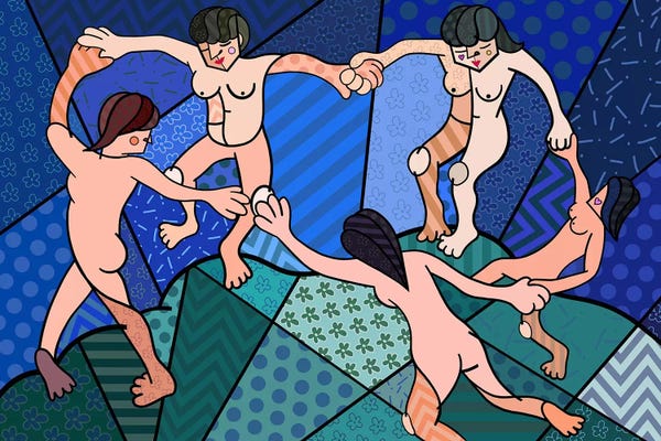 Performing Arts: The Dance 2 (After Henri Matisse) by 5by5collective