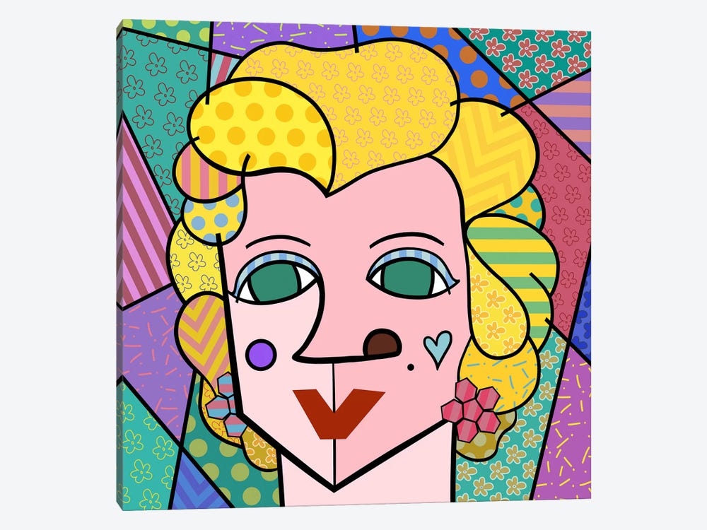 Marilyn 2 (After Andy Warhol) by 5by5collective 1-piece Canvas Art