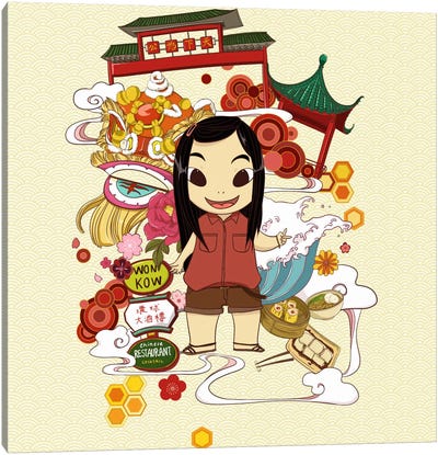 Chinatown Canvas Art Print - International Cuisine Art