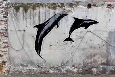 New Sea World by 5by5collective canvas print