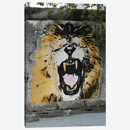Hear My Lion Roar Canvas Print #ICA487} by 5by5collective Canvas Art Print