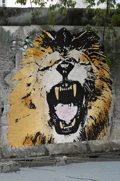 Similar To Banksy: Hear My Lion Roar by 5by5collective