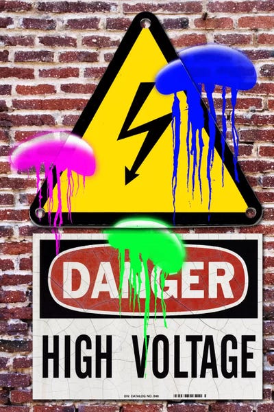 Shocker by 5by5collective canvas print