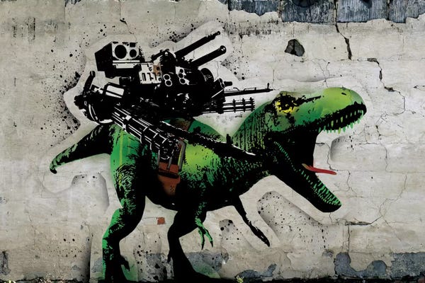 Kids Dinosaur Art: Ultimate Weapon by 5by5collective