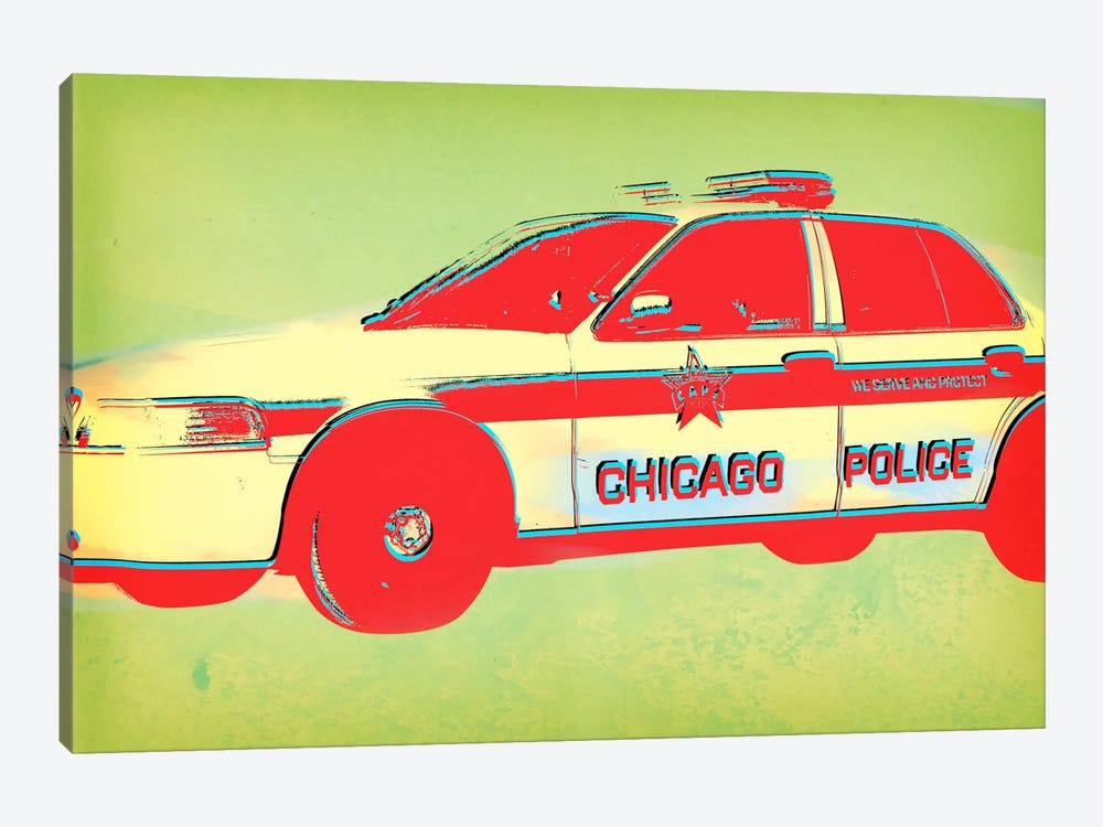 Distressed Police by 5by5collective 1-piece Art Print