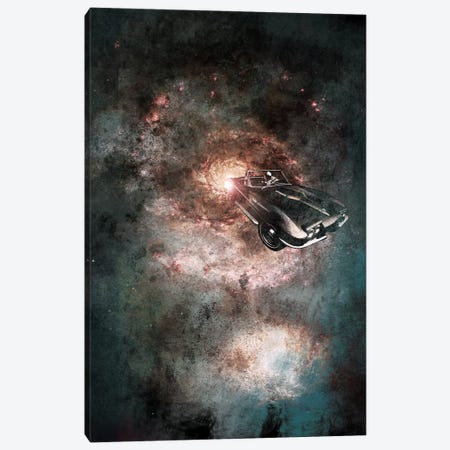 Galaxy Rider Canvas Print #ICA512} by 5by5collective Canvas Wall Art
