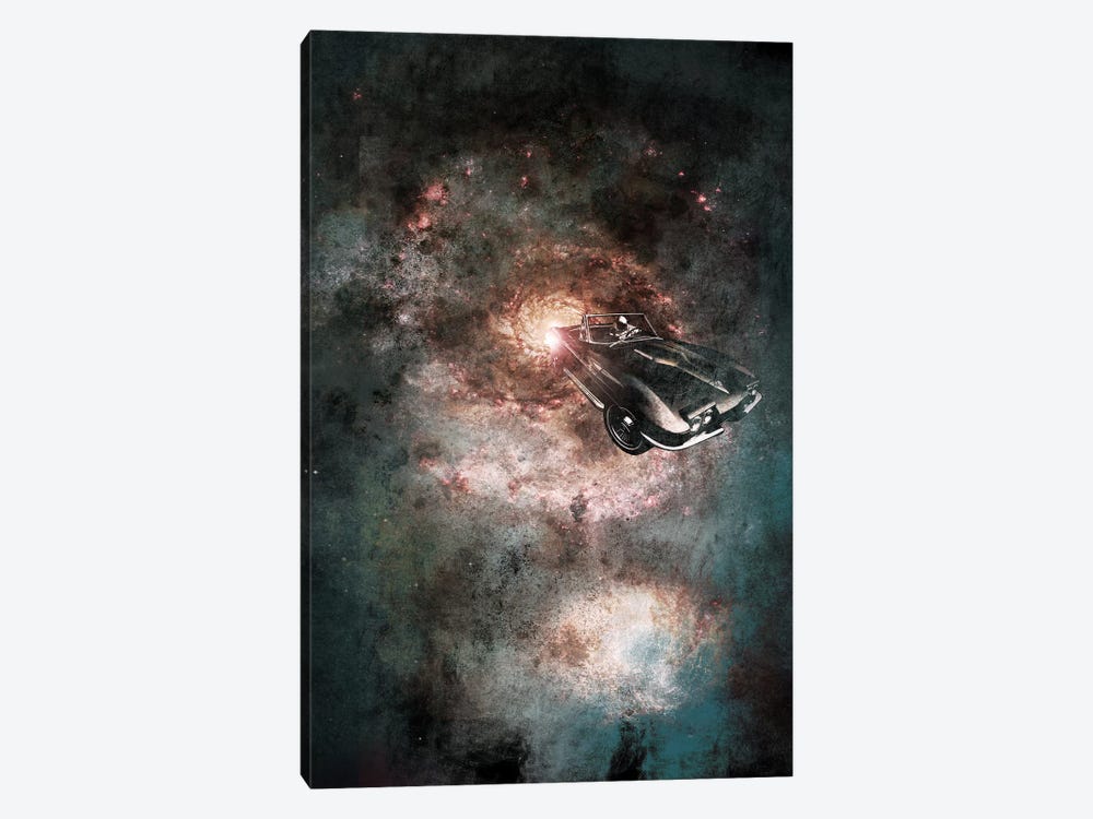 Galaxy Rider by 5by5collective 1-piece Canvas Art Print