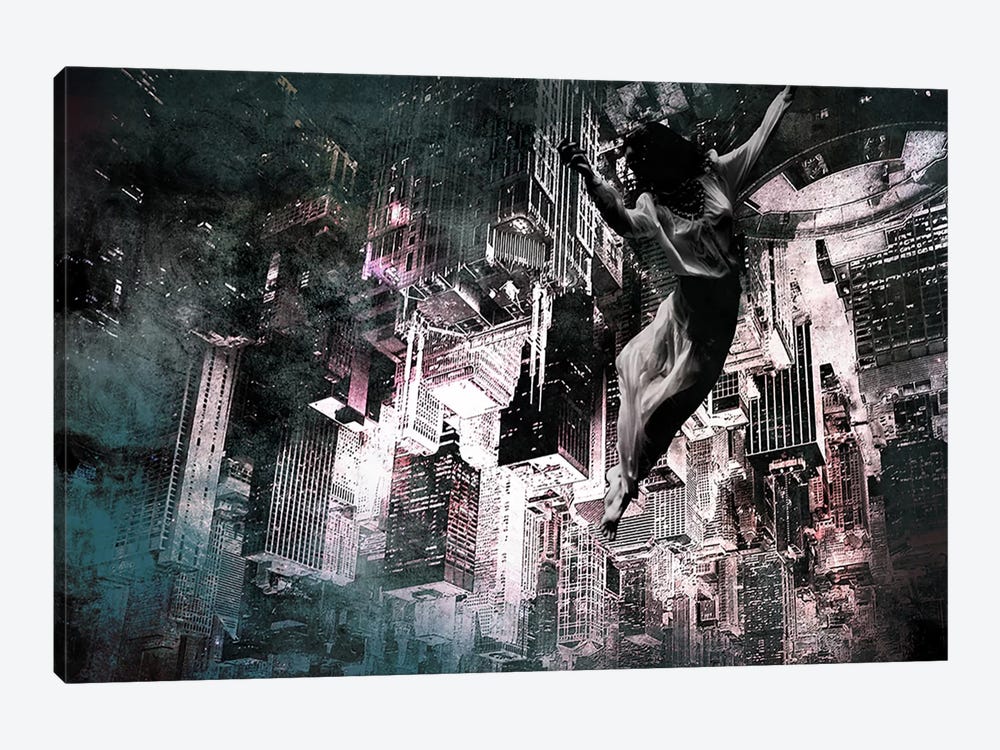 Angel of Manhattan by 5by5collective 1-piece Canvas Artwork