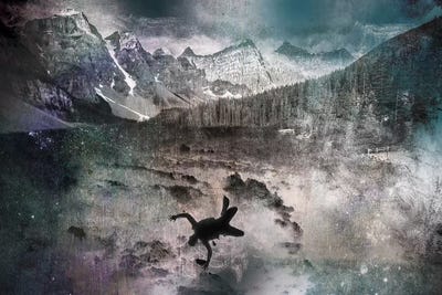 Into the Abyss by 5by5collective canvas print