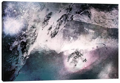 The Explorer Canvas Art Print - Astronaut Art