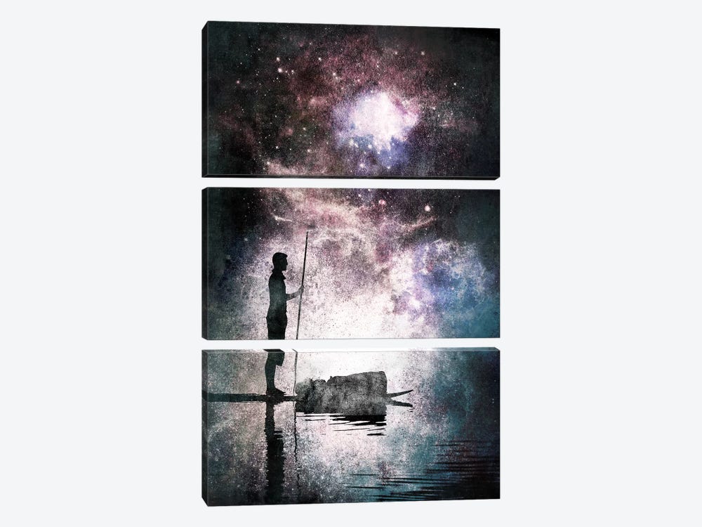 The Watcher by 5by5collective 3-piece Canvas Print