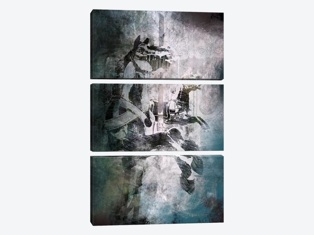 Marching On by 5by5collective 3-piece Canvas Art