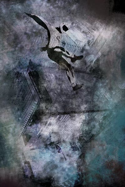Free-Falling by 5by5collective canvas print