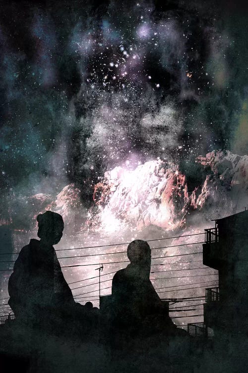 Distant World by 5by5collective wall art