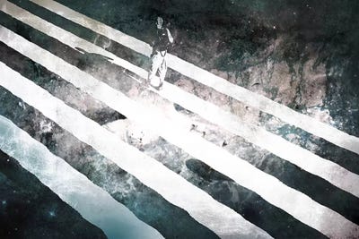 Lonely Wanderer by 5by5collective canvas print