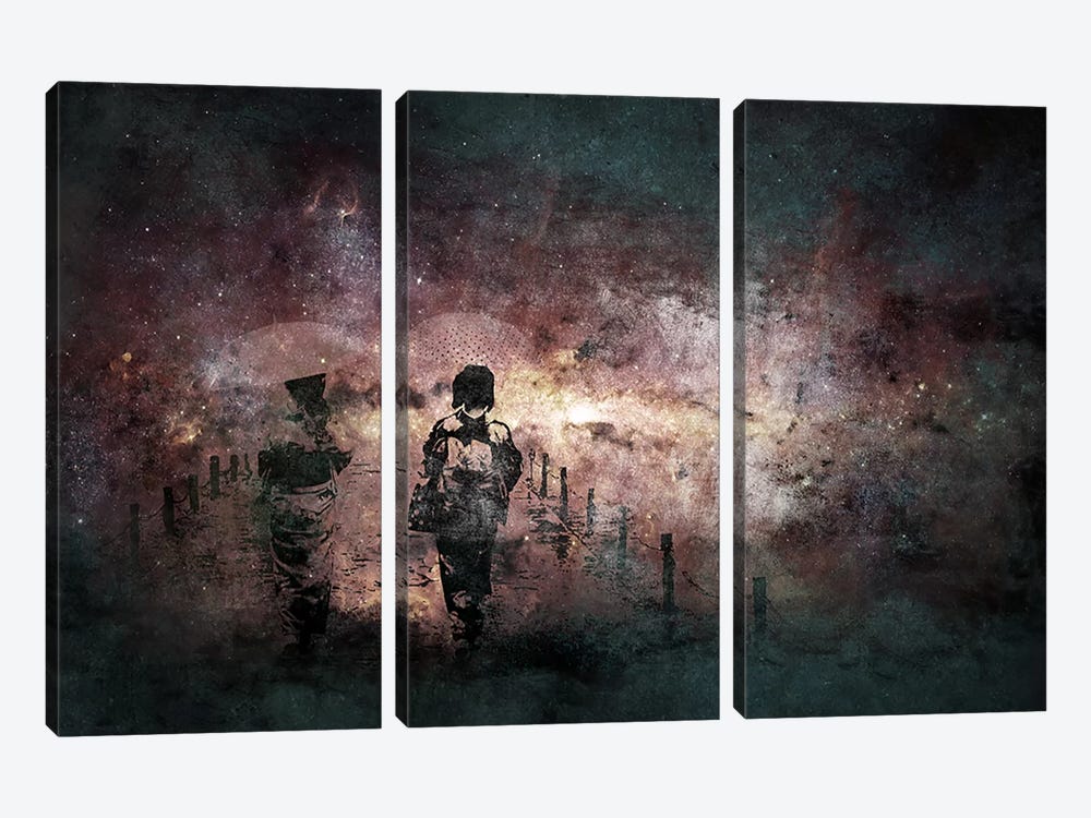 In Search of Sun by 5by5collective 3-piece Canvas Art