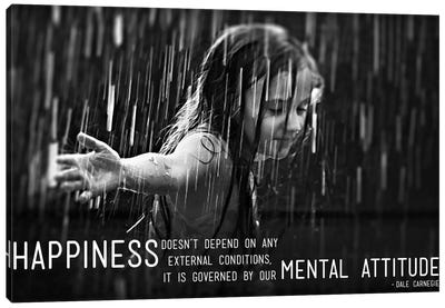 Happiness According to Carnegie Canvas Art Print - Happiness Art