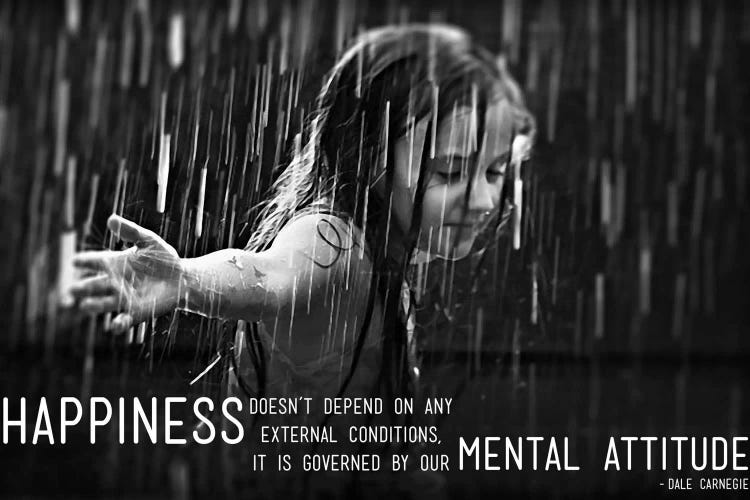Happiness According to Carnegie by 5by5collective wall art