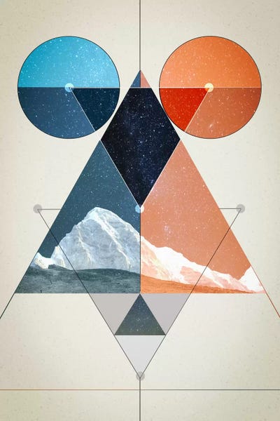 Multi Symmetry by 5by5collective canvas print