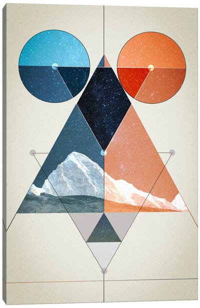 Multi Symmetry Canvas Art Print - Scenic-Geometry