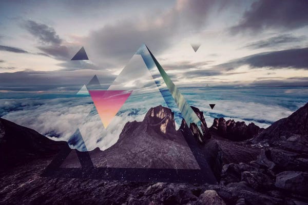 Abstract Photography: Tetragrammatons Peak by 5by5collective