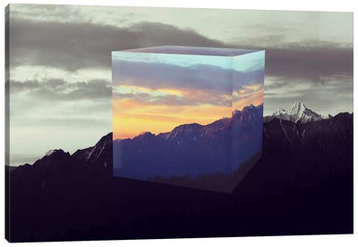 Tesseract of the Southern Alps Canvas Art Print - Guy Jinn