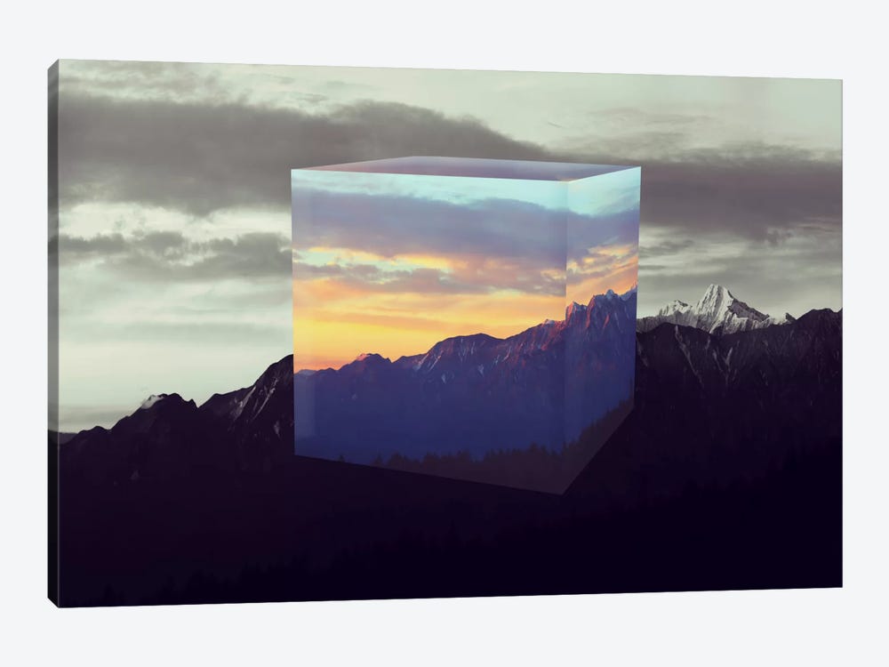 Tesseract of the Southern Alps by 5by5collective 1-piece Canvas Print