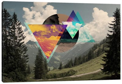 Tesseract of the Southern Alps Canvas Art Print - Abstract Photography