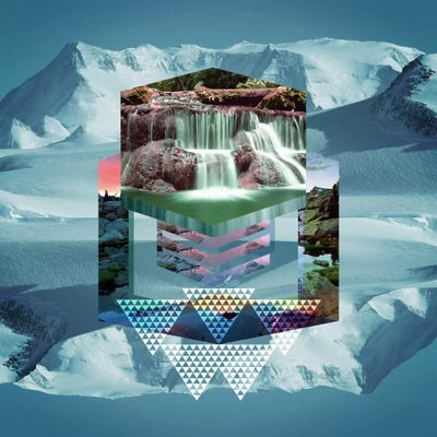 Frozen Falls by 5by5collective art print