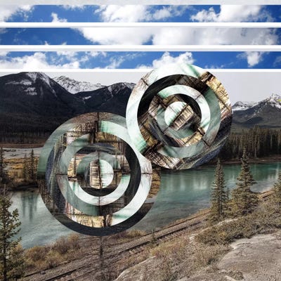 Rural Vortex by 5by5collective art print