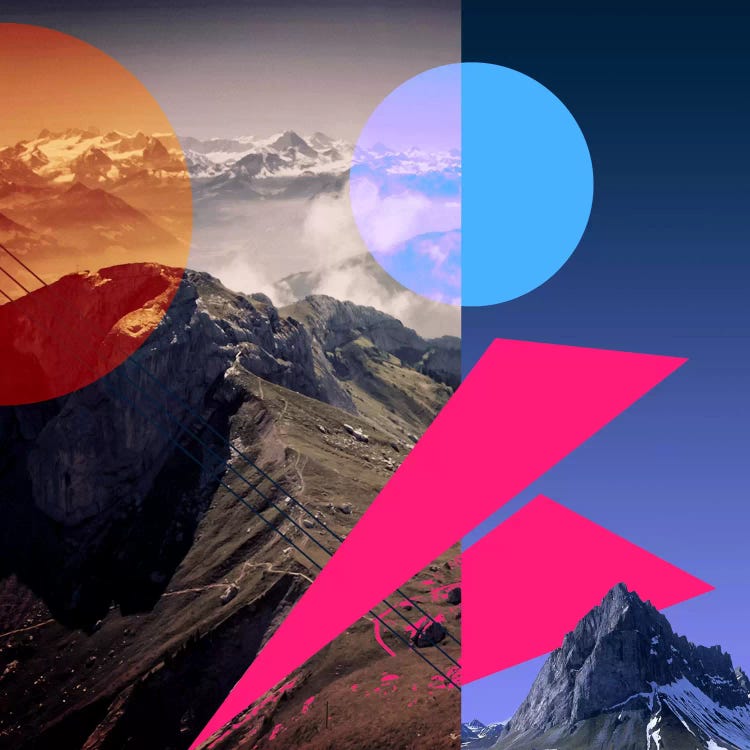 Gandola to the Top of The World by 5by5collective wall art
