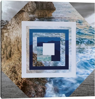 Waters Edge Canvas Art Print - Scenic-Geometry