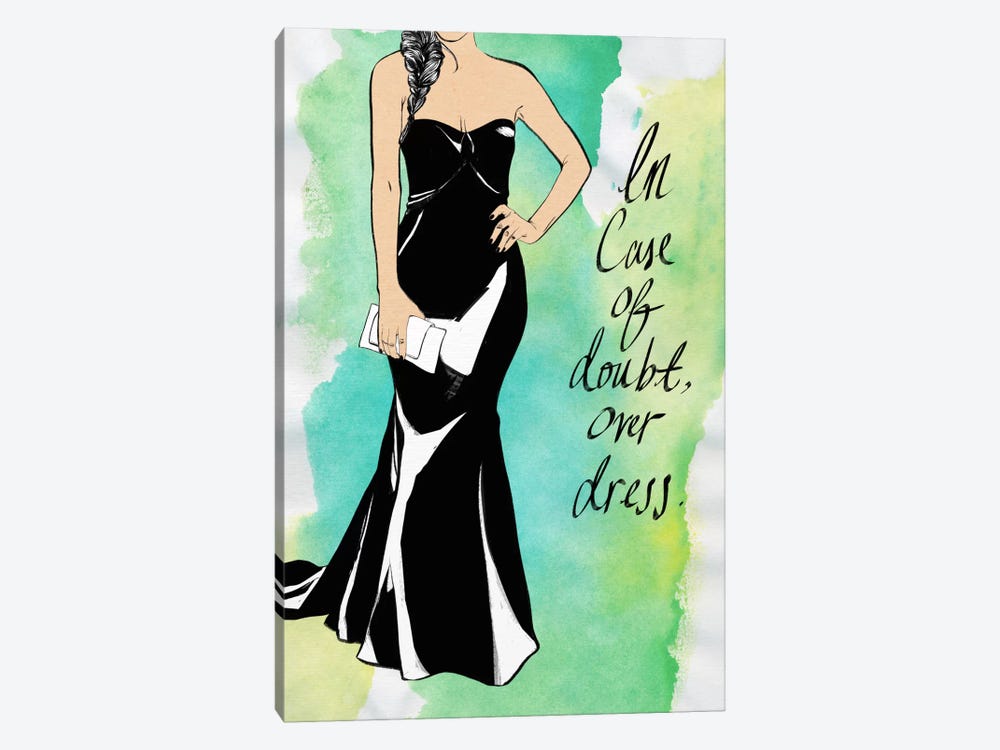 Overdress by 5by5collective 1-piece Canvas Wall Art