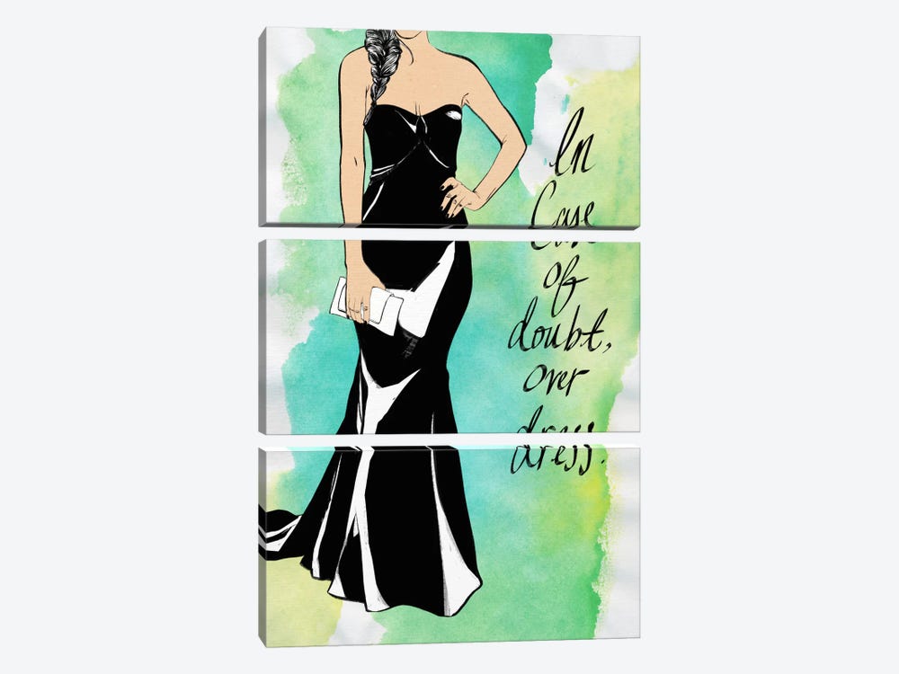 Overdress by 5by5collective 3-piece Canvas Art