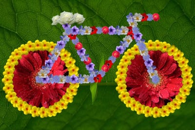 Green Thumb Cycle by 5by5collective art print