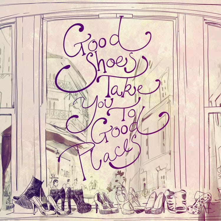 Good Shoes by 5by5collective wall art
