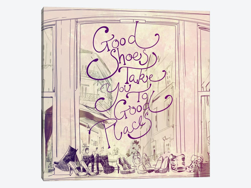 Good Shoes by 5by5collective 1-piece Canvas Wall Art
