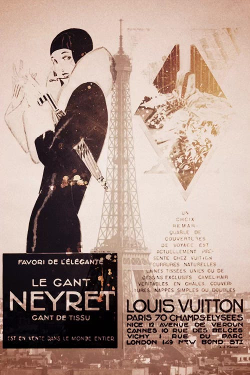 Parisian Style Vintage by 5by5collective wall art