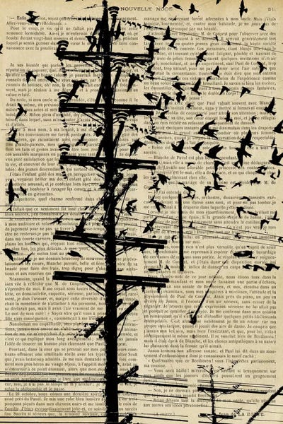 Words Paint a Picture by 5by5collective canvas print