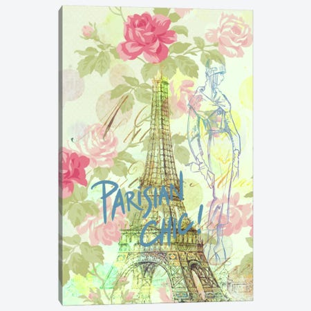 Parisian Chic Canvas Print #ICA603} by 5by5collective Canvas Artwork