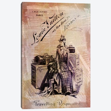 Traveling Requisites Canvas Print #ICA604} by 5by5collective Art Print