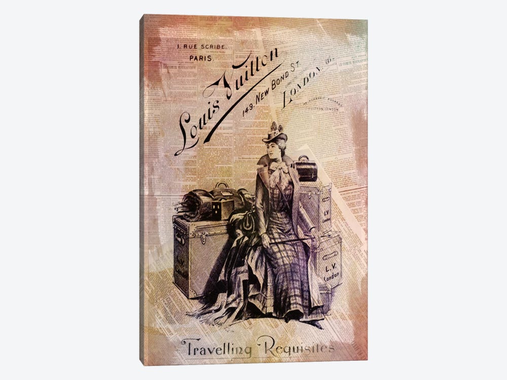 Traveling Requisites by 5by5collective 1-piece Canvas Art
