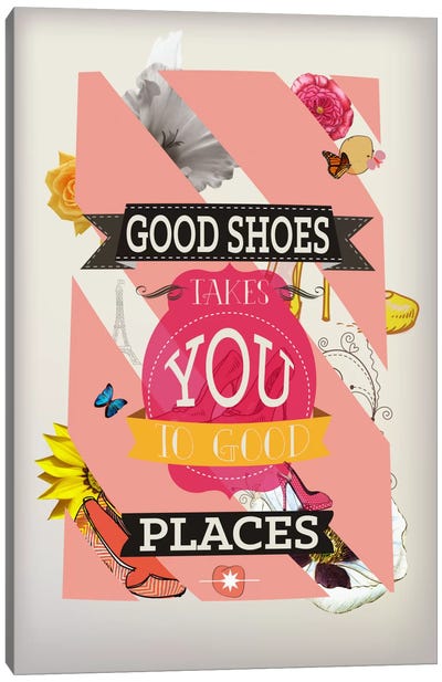 Good Shoes 2 Canvas Art Print - Inspirational & Motivational Art