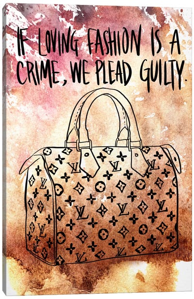 Guilty Canvas Art Print - Bag & Purse Art