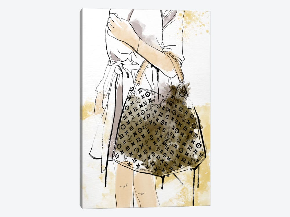 Bags Are My Weakness by 5by5collective 1-piece Canvas Artwork