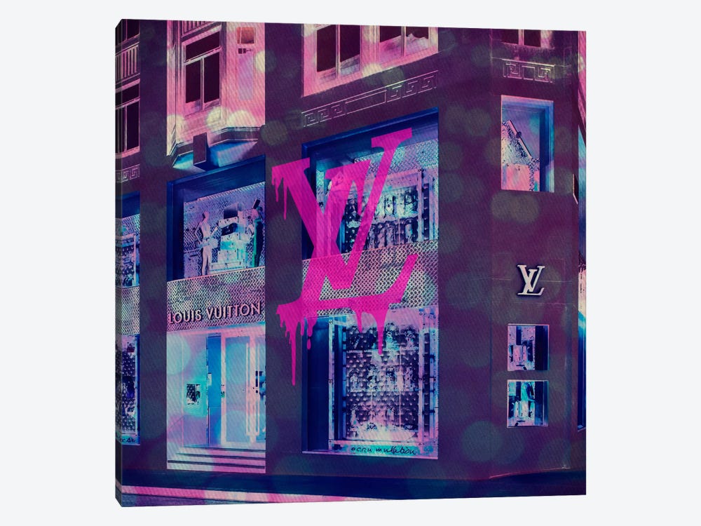 LV Store Pop by 5by5collective 1-piece Canvas Art