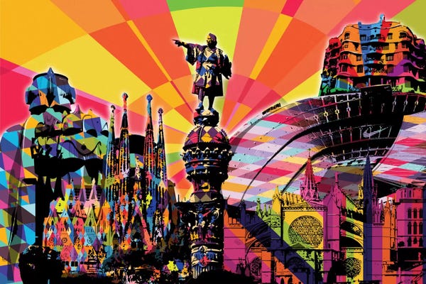 Catalonia: Barcelona Psychedelic Pop by 5by5collective