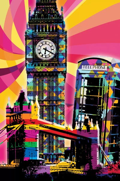 London: London Psychedelic Pop by 5by5collective