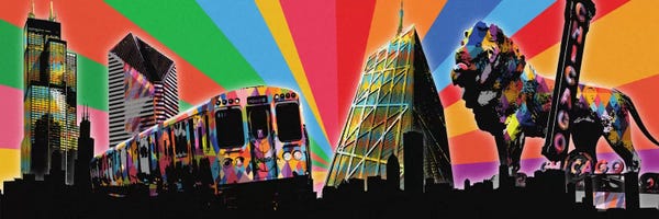 Chicago: Chicago Psychedelic Pop by 5by5collective