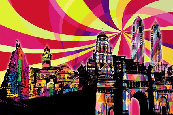 Maharashtra: Mumbai Psychedelic Pop by 5by5collective
